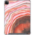 Orange Watercolor Geode iPad Cases