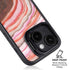 Orange Watercolor Geode iPhone 15 Plus Kickstand Case