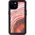 Orange Watercolor Geode iPhone 15 Plus Waterproof Case