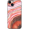 Orange Watercolor Geode iPhone 15 Skin