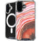 Orange Watercolor Geode iPhone 16 Plus MagSafe Case