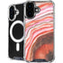 Orange Watercolor Geode iPhone 16 Plus MagSafe Case