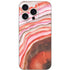 Orange Watercolor Geode iPhone 16 Pro Skin
