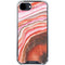Orange Watercolor Geode iPhone 16e Clear Case