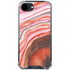 Orange Watercolor Geode iPhone 16e Clear Case