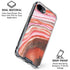 Orange Watercolor Geode iPhone 16e Clear Case
