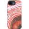 Orange Watercolor Geode iPhone 16e Impact Case