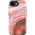 Orange Watercolor Geode iPhone 16e Impact Case