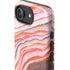 Orange Watercolor Geode iPhone 16e Impact Case