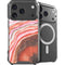 Orange Watercolor Geode iPhone 18 Pro Max MagSafe Case