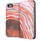 Orange Watercolor Geode iPhone 7 Folio Case