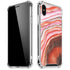 Orange Watercolor Geode iPhone X/XS Clear Case