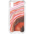 Orange Watercolor Geode iPhone XS Clear Case