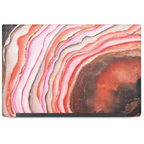 Orange Watercolor Geode Dell Latitude Skin