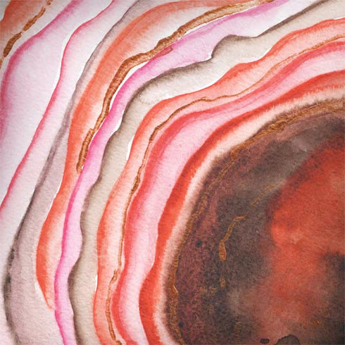 Orange Watercolor Geode Dell Latitude Skin