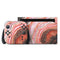 Orange Watercolor Geode Nintendo Switch 2 (2025) with Joy-Con Skin