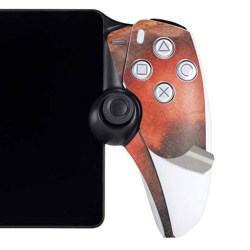 Orange Watercolor Geode PlayStation Portal Remote Player Skin