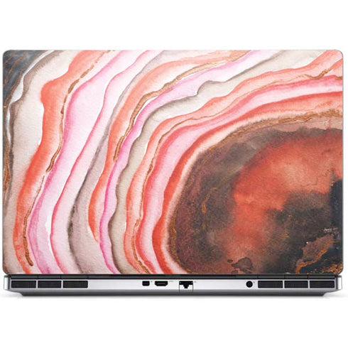 Orange Watercolor Geode Dell Precision Skin