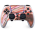 Orange Watercolor Geode PS5 DualSense Edge Pro Controller Skin
