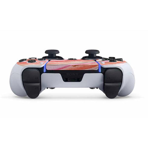 Orange Watercolor Geode PS5 DualSense Edge Pro Controller Skin