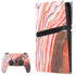 Orange Watercolor Geode PlayStation PS5 Skins