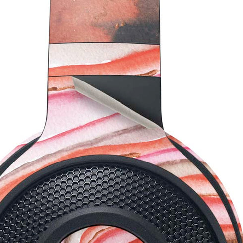 Orange Watercolor Geode Razer Kraken X Skin