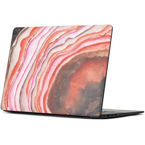 Orange Watercolor Geode Surface Laptop 7 15in Skin