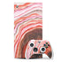 Orange Watercolor Geode Xbox Series X Skins