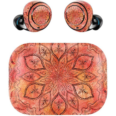 Orange Zen Amazon Echo Buds Skin