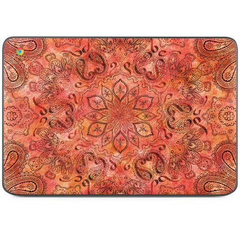 Orange Zen HP Chromebook Skin