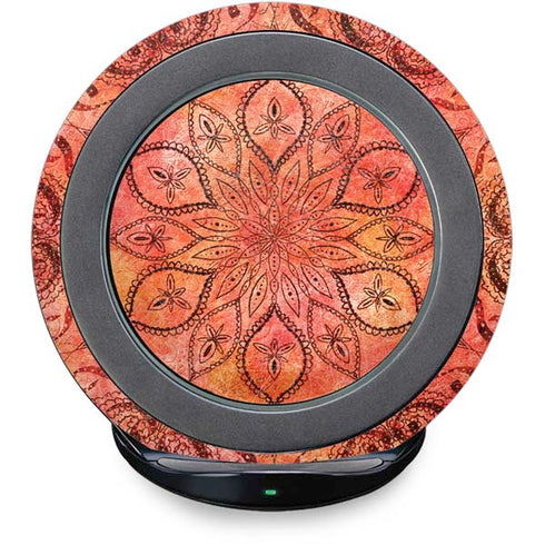 Orange Zen Fast Charge Wireless Charging Stand Skin