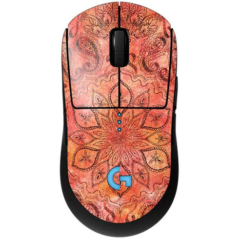 Orange Zen G Pro Wireless Gaming Mouse Skin
