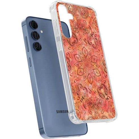 Orange Zen Galaxy A35 5G Clear Case
