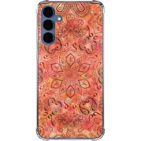 Orange Zen Galaxy A55 5G Clear Case
