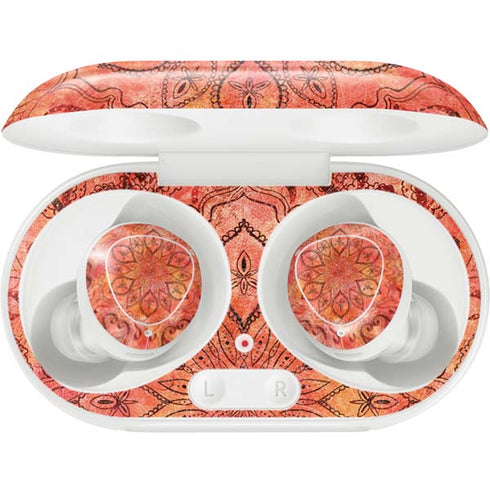 Orange Zen Galaxy Buds Plus Skin