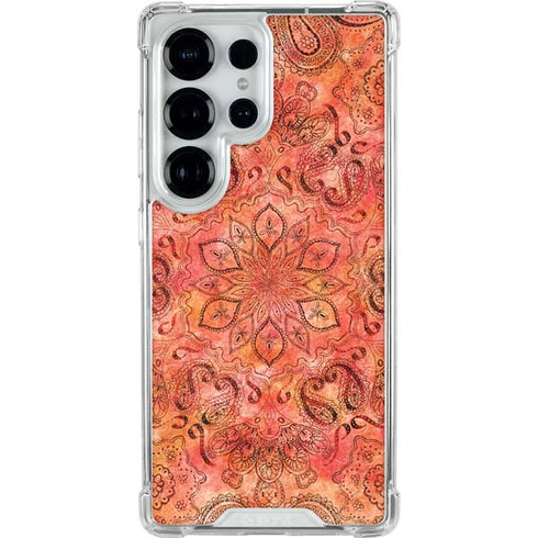 Orange Zen Galaxy S25 Ultra Clear Case