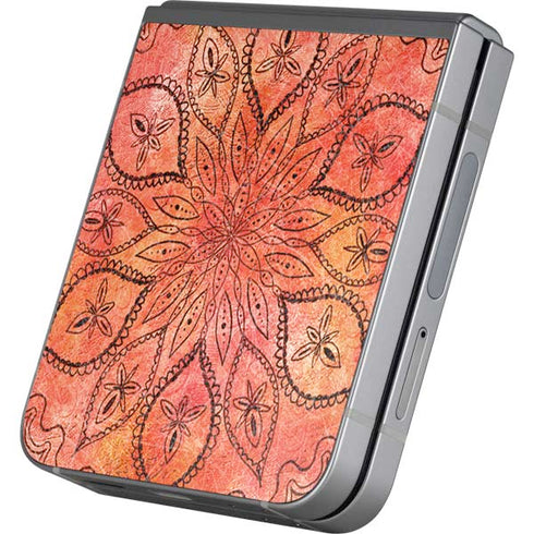 Orange Zen Galaxy Z Flip6 Skin