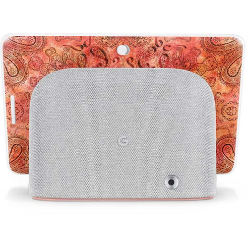 Orange Zen Google Home Hub Skin