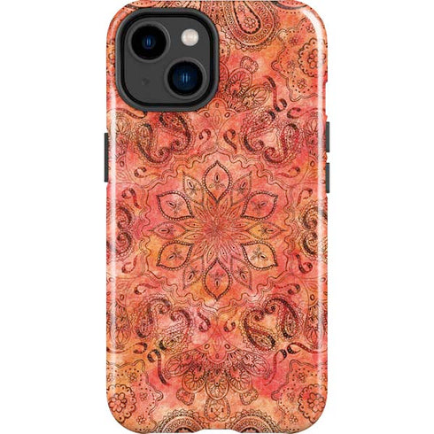 Orange Zen iPhone 15 Impact Case