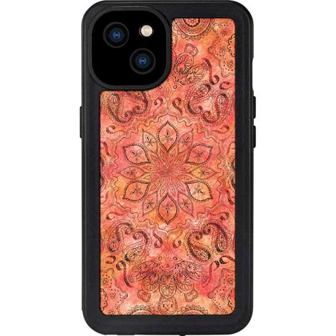 Orange Zen iPhone 15 Plus Waterproof Case
