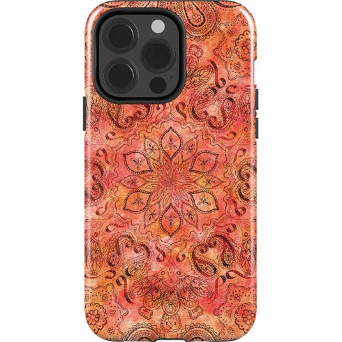 Orange Zen iPhone 15 Pro Impact Case
