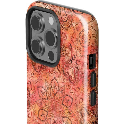Orange Zen iPhone 15 Pro Impact Case