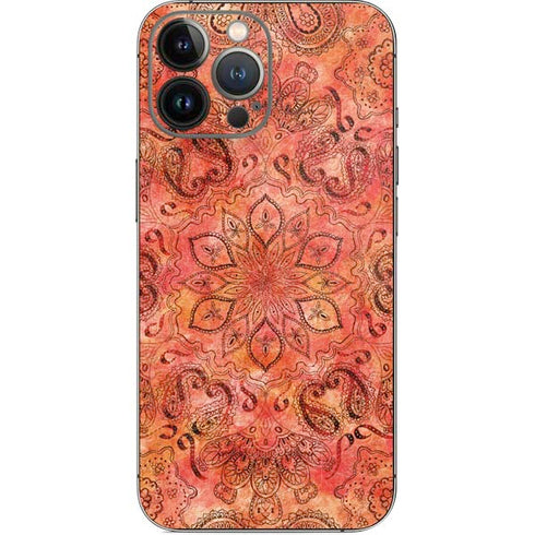 Orange Zen iPhone 15 Pro Max Skin