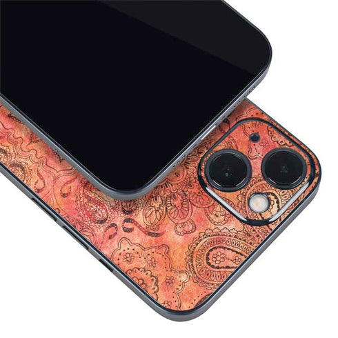 Orange Zen iPhone 15 Skin