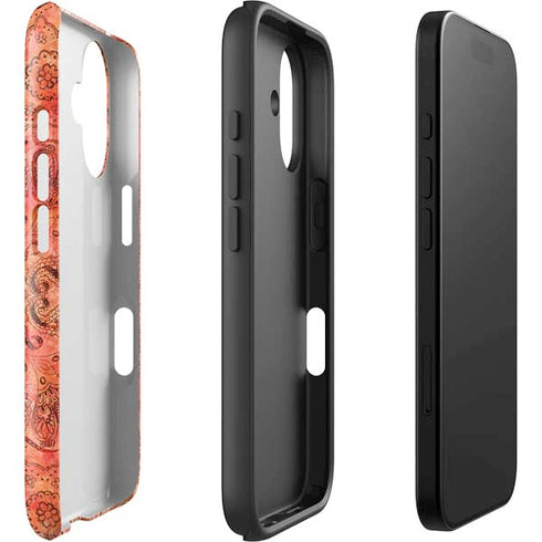 Orange Zen iPhone 16 Impact Case