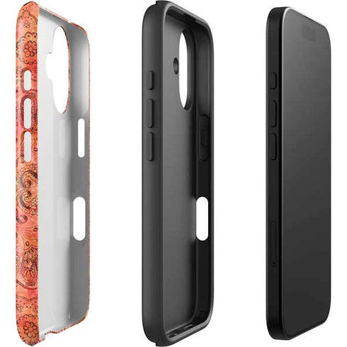 Orange Zen iPhone 16 Plus Impact Case
