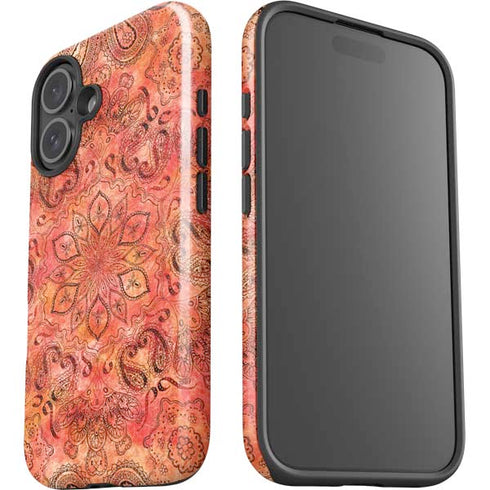 Orange Zen iPhone 16 Plus Impact Case