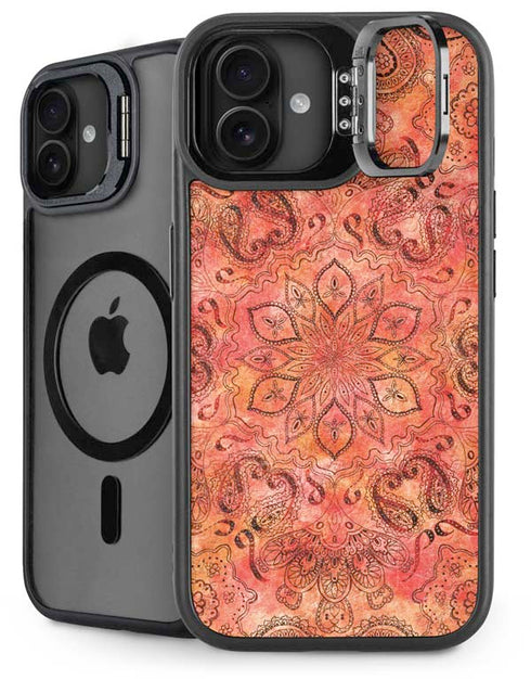 Orange Zen iPhone 16 Plus Kickstand Case