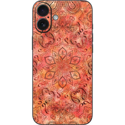 Orange Zen iPhone 16 Plus Skin
