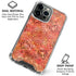 Orange Zen iPhone 16 Pro Clear Case